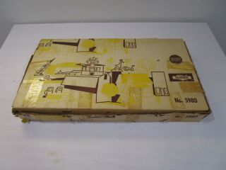 Rare Marx Sears Shopping Center Play Set No.  5980 in Org Box - - - - - - Cool 12