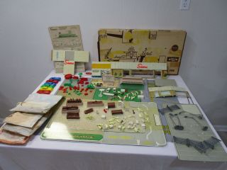 Rare Marx Sears Shopping Center Play Set No.  5980 In Org Box - - - - - - Cool
