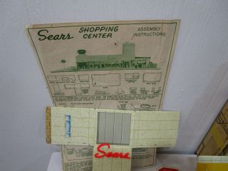 Rare Marx Sears Shopping Center Play Set No.  5980 in Org Box - - - - - - Cool 2