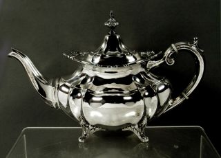 Reed & Barton Sterling Tea Set 1947 Hampton Court - No Mono 5