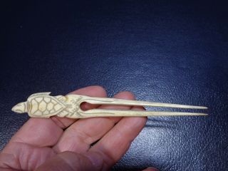 Antique Northwest Coast Native American Hair Pin 1