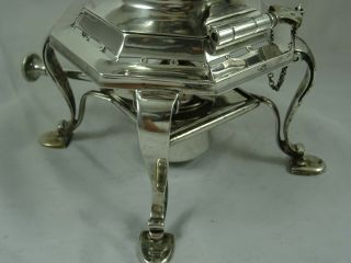 , solid silver KETTLE ON STAND,  1917,  1499gm - Mappin & Webb 5