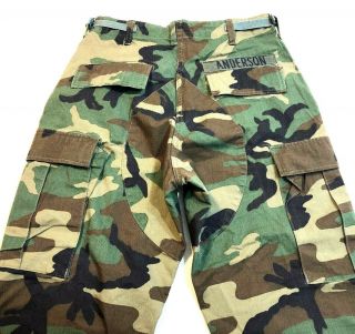 Us Army Marines Vintage 1994 Woodland Combat Trousers Mens Size 30 X 31 Euc 2 - 4