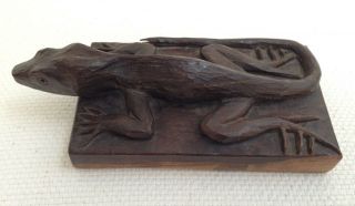Rare Vtg David S.  Miller / D.  S.  Miller Carved Wood Folk Art Sculpture Jamaica