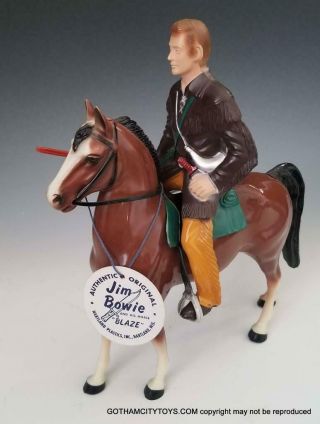 1957 NMIB Hartland JIM BOWIE 817,  Rare BOX & TAG w.  ALL ACCESSORIES 2