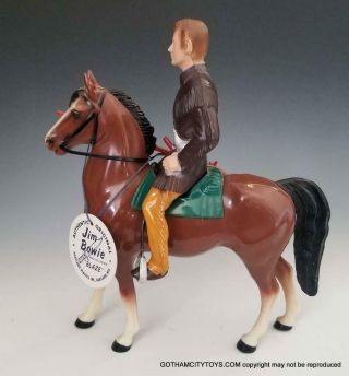 1957 NMIB Hartland JIM BOWIE 817,  Rare BOX & TAG w.  ALL ACCESSORIES 4