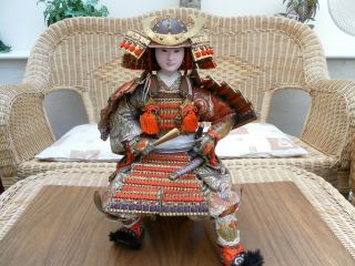 Antique Samurai Doll