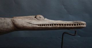 CROCODILE CANOE PROW FROM THE SEPIK RIVER in GUINEA 2