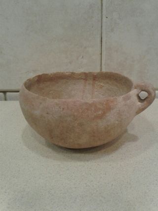 Rare Ancient 3000 Yr Cup Bowl Days King David/solomon Authentic Found In Israel