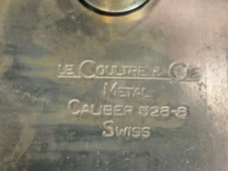 Jaeger LeCoultre & Cie ATMOS Metal Caliber 528 - 8 Swiss Mantel Clock 7
