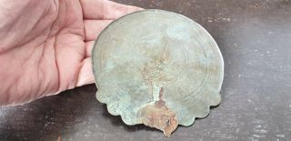 Ancient Roman Decorated Sun Shape Bronze Mirror Fine 1st Century