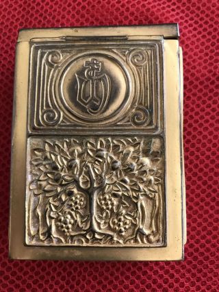 Tiffany Studios Rare Bookmark Playing Card Case 882 N R 4