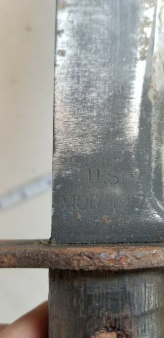 WWI US MODEL 1917 BOLO KNIFE - PLUMB PHILA.  1918 - 11
