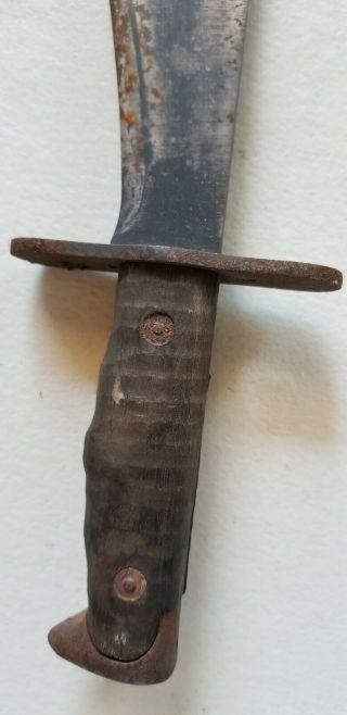 WWI US MODEL 1917 BOLO KNIFE - PLUMB PHILA.  1918 - 4