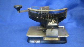 Antique Peerless Check Writer Todd Protectograph Co.