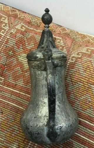 36 cm Antique Dallah very old islamic art Coffee Pot Bedouin 5