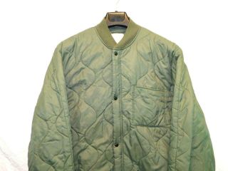 USAF M Green CWU - 9/P Quilted Liner Flyers Jacket USAF US Air Force Military Md 3