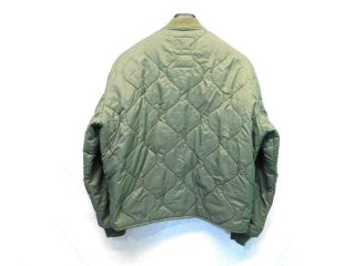 USAF M Green CWU - 9/P Quilted Liner Flyers Jacket USAF US Air Force Military Md 4