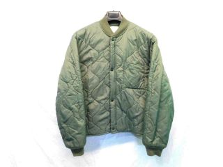 USAF M Green CWU - 9/P Quilted Liner Flyers Jacket USAF US Air Force Military Md 8