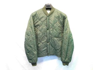 USAF M Green CWU - 9/P Quilted Liner Flyers Jacket USAF US Air Force Military Md 9