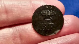 Revolutionary War : Loyalist Royal Provincials Coat Button