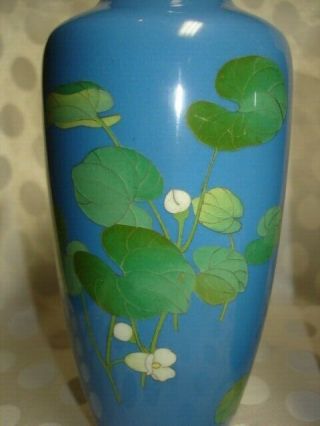 Vintage Pair Signed Ando Japanese Cloisonne Vases 3