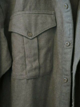 Wool Shirt: BRITISH ARMY: POST WW2: Korean War: 1953: Size 6 3
