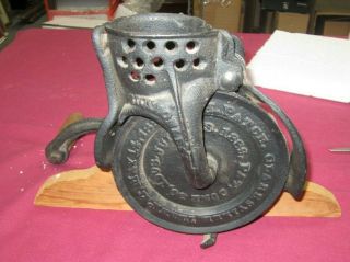 Antique 1902 PONY Corn Sheller A.  H.  Patch Clarksville TN w/Stand 6