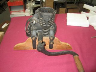 Antique 1902 PONY Corn Sheller A.  H.  Patch Clarksville TN w/Stand 7