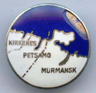 Finland Wwii North Front Kirkenes Petsamo Murmansk Battle Badge 1944