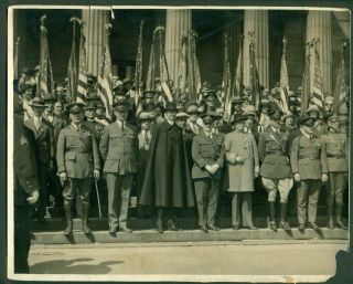 1927 Military Officer S In Uniform W Confederate & Veteran S Of Foreign Wars Nyc
