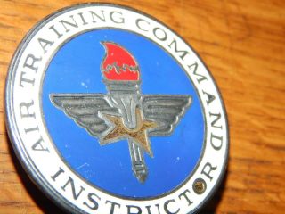 VINTAGE AIR TRAINING COMMAND INSTRUCTOR BADGE S - 21 MADE IN USA USAF PILOT 2