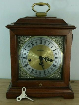 Howard Miller 340 - 020 2 Jeweled Vintage Movement Mantle Clock Germany