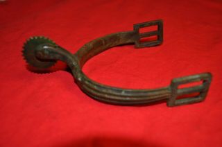 RARE U.  S.  OFFICER ' S CAVALRY SPUR - VERY SIMILAR TO THE MARKED 1864 CHRISTMAS SPUR 2