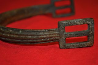 RARE U.  S.  OFFICER ' S CAVALRY SPUR - VERY SIMILAR TO THE MARKED 1864 CHRISTMAS SPUR 4