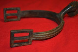 RARE U.  S.  OFFICER ' S CAVALRY SPUR - VERY SIMILAR TO THE MARKED 1864 CHRISTMAS SPUR 5