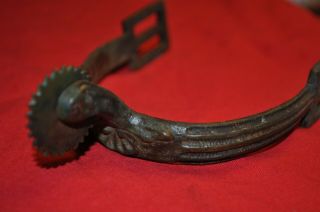 RARE U.  S.  OFFICER ' S CAVALRY SPUR - VERY SIMILAR TO THE MARKED 1864 CHRISTMAS SPUR 9