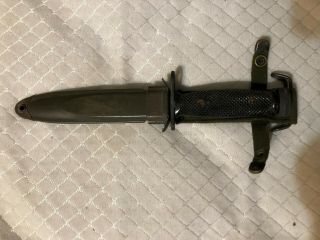 Wwii M1 Carbine Bayonet K.  I.  Manufacturer With Scabbard Usm8ai Pwh