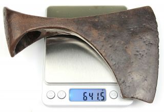 Ancient Rare Authentic Viking Kievan Rus King Size Iron Battle Axe 8 - 10th AD 12