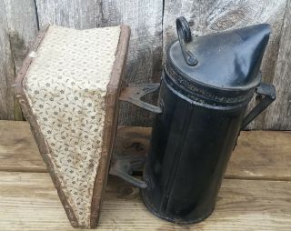 Antique Vintage Primitive Bee Hive Beekeeper Smoker Bellows 2