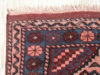 Antique Handmade Oushak Rug 3x4 feet Turkish Home Decor Small Wool Kitchen Kilim 7