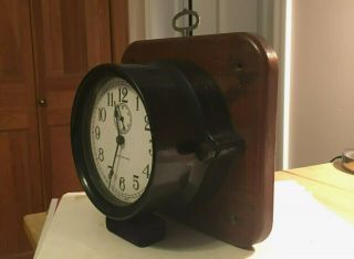 WWII 1944 Seth Thomas Mark I Deck Clock 
