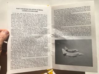 1992 Navy Fighter Weapons School - - Top Gun - - Change of Command Program 9