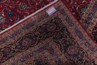 One - of - a - Kind Vintage Traditional Floral Persian Oriental 10 ' x13 ' Wool Area Rug 11