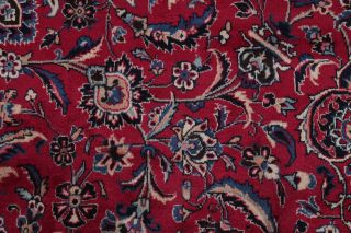 One - of - a - Kind Vintage Traditional Floral Persian Oriental 10 ' x13 ' Wool Area Rug 12