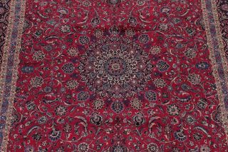 One - of - a - Kind Vintage Traditional Floral Persian Oriental 10 ' x13 ' Wool Area Rug 4