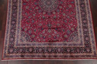 One - of - a - Kind Vintage Traditional Floral Persian Oriental 10 ' x13 ' Wool Area Rug 5
