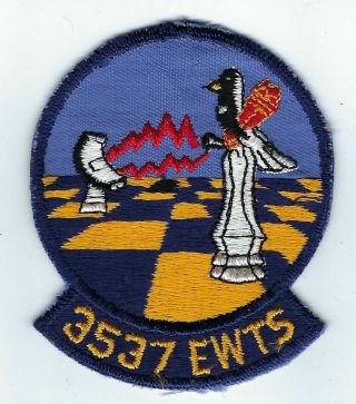 Usaf 3537th Electronic Warfare Training Squadron Patch