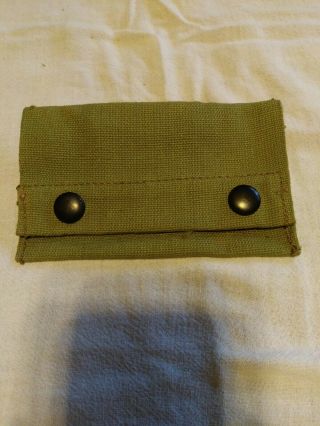 Us World War Bandage Pouch Marked R.  I.  A.  1918