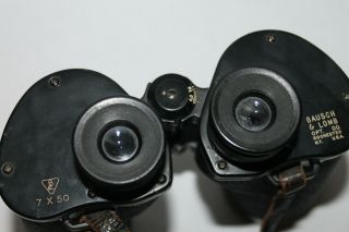 Bausch & Lomb B&L 7x50 Binoculars Navy Military 3